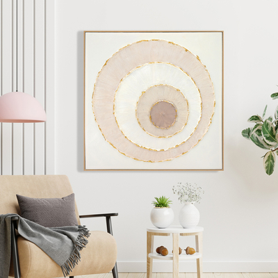 Pikturë muri 82x4,5x82Hcm (HM4559), bezhë