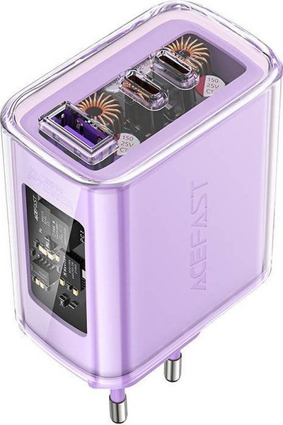 Karikues muri Acefast A45, 65W PD, 2x USB C 1x USB A, vjollcë