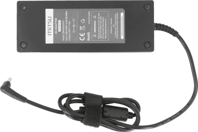 Adapter karikimi për laptop Mitsu ZM/ACE1971, 135 W, 19 V 7.1 A, i zi