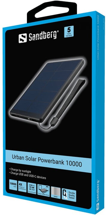 Powerbank Sandberg Urban, 10000mAh, i zi