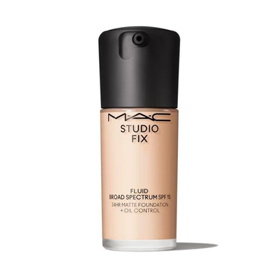 Fondatinë MAC Studio Fix Fluid NC12, SPF15, 30ml, bezhë e çelët