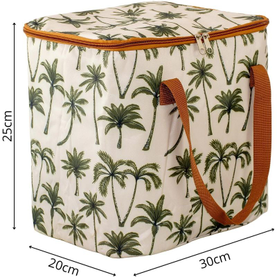 Çantë termike Excellent Houseware 1073941, 15L, me palma, bezhë