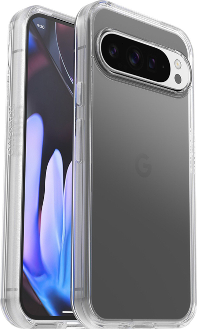 Kapak telefoni OtterBox Symmetry Series për Pixel 9 Pro XL, transparent, i fortë kundra goditjeve