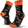 Çorape Neo Tools Colorful Socks, masë 43-46, pambuk, të zeza me portokalli
