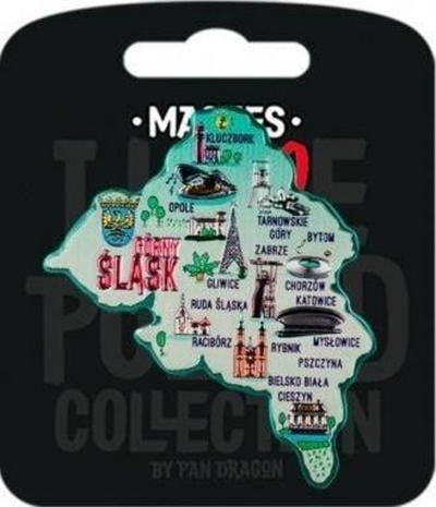 Magnet frigo “I Love Poland Katowice” ILP MAG a KAT 10, suvenir shumëngjyrësh për dekor