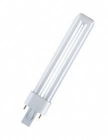 Llambë fluoreshente kompakte Osram Dulux S, G23, 7 W, 4000 K