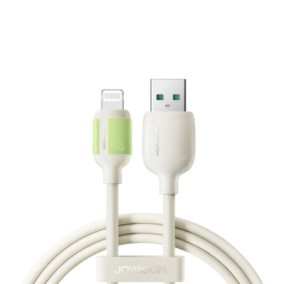 Kabllo karikimi Joyroom USB A në Lightning, 30W, 1.2m, e bezhë
