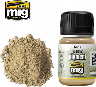 Pigment për modelizma Ammo by Mig Sand, 35 ml, ngjyrë rëre