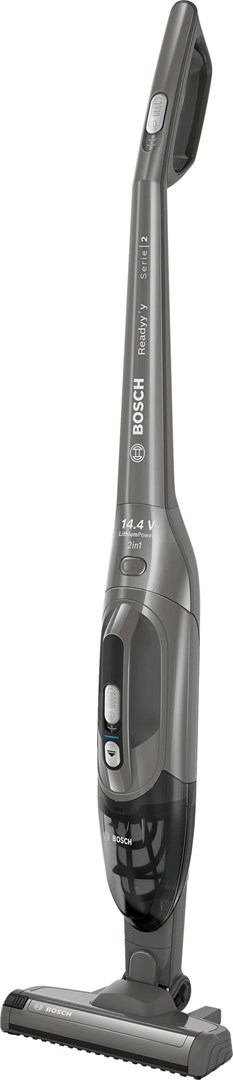 Fshesë vertikale pa kabllo Bosch Readyy'y BBHF214G, 35 min punë, rreth 2 kg, gri