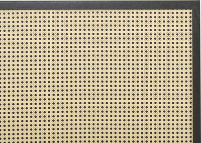 Krevet Beliani MONPAZIER, 160 x 200 cm, rattan, i zi
