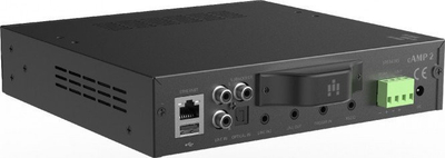 Amplifikator rrjeti iEAST eAMP2, për streaming muzike, i vogël, i zi