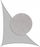 Tendë dielli HOBBYGARDEN Garden Sun Shade Sail, trekëndësh 3x4x5 m, rezistente ndaj ujit, gri hiri