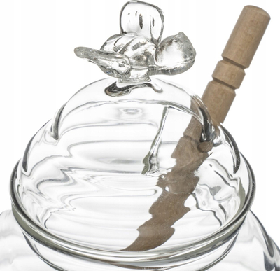 Enë për mjaltë Secret of Gourmet, 10 cm, 14 cm, transparente
