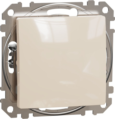 Çelës i vetëm Schneider Sedna Design, njëpolësh, beige