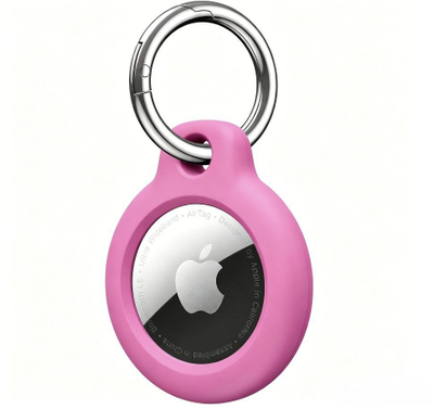 Mbajtëse çelësash Tech-Protect Rough për Apple AirTag 1/2, polikarbonat, rozë