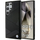 Kllëf telefoni BMW Leather Crossing Lines, për Galaxy S24 Ultra, hardcase, i zi