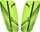 Mbrojtëse këmbe futbolli Puma Attacanto Sleeve 030887 04, me mëngë elastike, jeshile neon me të zezë