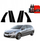 Folie dekorative GrizzProtector 6 në 1 për shtylla, Peugeot 308 SW 2013-2021, e zezë mat