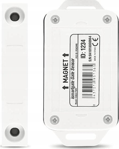 Sensori magnetik me kabllo Ismartgate GGG2-WDS, për porta dhe dyer, i bardhë