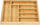 Tabaka për takëme Greenblue Bamboo GB379, bambu e rregullueshme, kafe