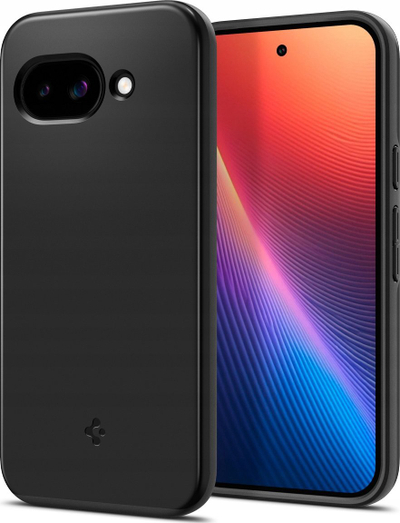 Mbështjellës telefoni Spigen Thin Fit MagSafe për Google Pixel 9a, TPU PC, i zi