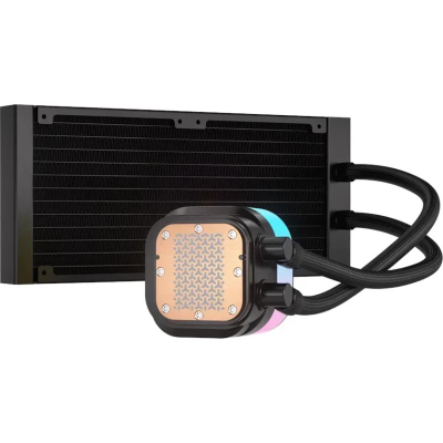 Ftohës uji për CPU Corsair iCUE LINK TITAN 240 RX, 240mm, RGB, i zi