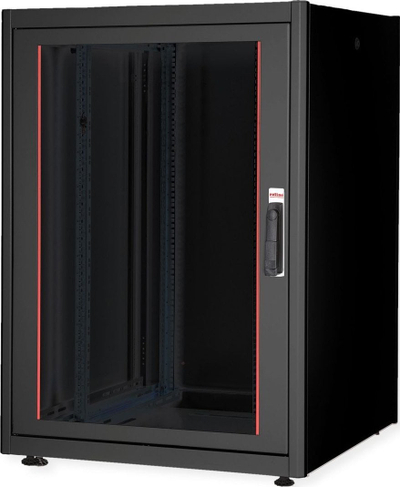 Kabinet rrjeti Roline Network Cabinet Basic 22U, 48.26cm, i zi