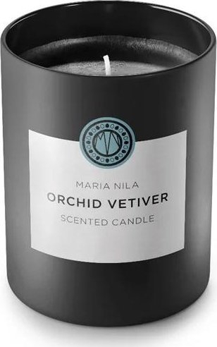 Qiri aromatik Maria Nila Orchid Vetiver, aromë orkide dhe vetiver, i bardhë
