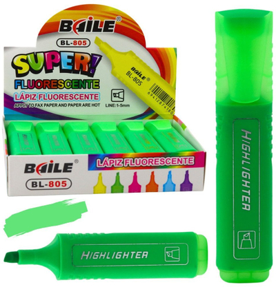 Marker stabilo highlighter Neon Intense, majë e pjerrët, jeshile neon