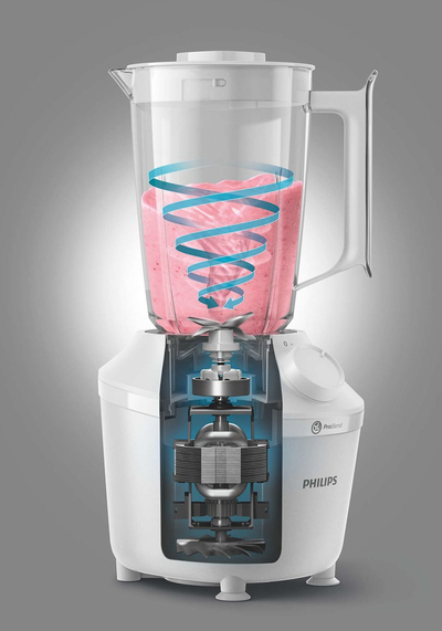 Blender Philips HR2041/00, 1.9L, 450W, i bardhë