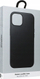 Futrollë Nomad Modern Leather Case për iPhone 15, lëkurë e zezë