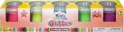 Set plasteline me shkëlqim Swede, 5 ngjyra