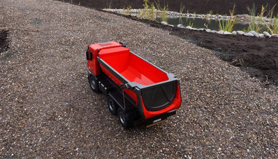 Kamion lodër RC Amewi Mercedes Arocs Tipper, 1:14, 2.4GHz, i bardhë