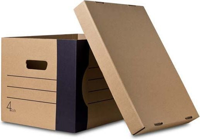 Kuti arkivimi VauPe Archive Collective Box 427/00, karton i valëzuar, gri