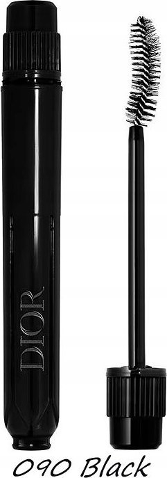 Refill maskara Dior Diorshow Iconic Overcurl, qerpikë me volum, 24 orë, e zezë 090 Black