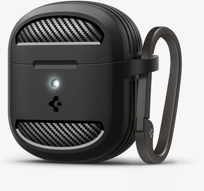 Mbrojtëse kufjesh Spigen Rugged Armor, për Google Pixel Buds 2a, e zezë mat