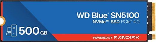 SSD SanDisk WD Blue SN5100, 500GB, NVMe M.2 2280