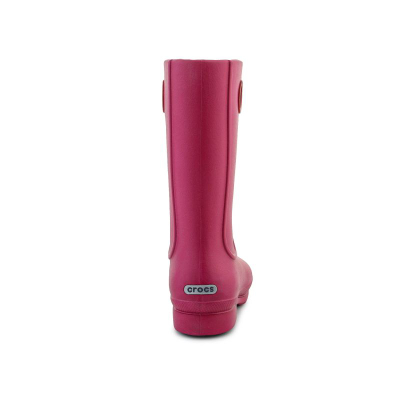 Çizme shiu për goca Crocs Girls Wellie, material i lehtë, ngjyrë shegë