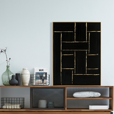 Pikturë muri Stellon 62x4,5x82Hcm (HM4550), bezhë/ zezë