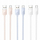 Kabllo USB HOCO X114, Type C, 1m, 3A, e bardhë