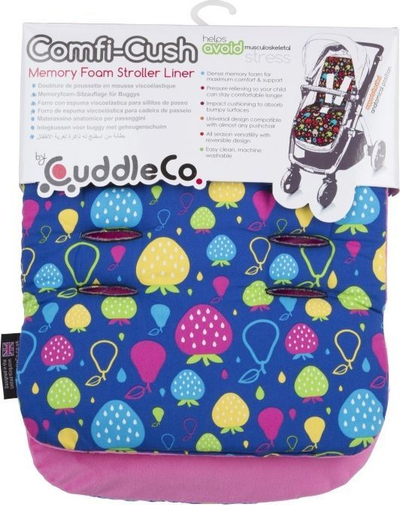 Mbulesë për karrocë fëmijësh CuddleCo Comfi-Cush - Tutti Frutti