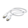 Kabllo karikimi Hama, USB-C - USB-C, 1.5 m, e bardhë