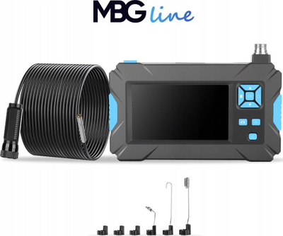 Инспекциска камера MBG Line ендоскоп, 10 m, Full HD, 3.9 mm, црна