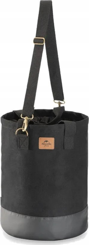 Çantë kampingu Naturehike Firewood Bucket NH20PJ135, për dru zjarri, e papërshkueshme nga uji, e zezë