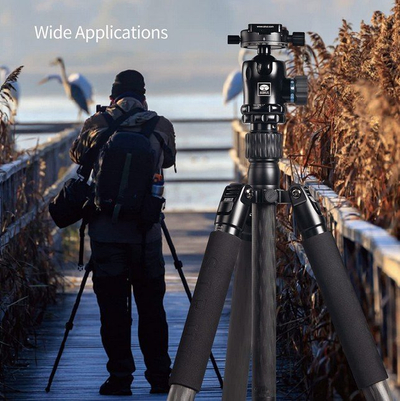 Tripod fotografik Sirui MT-2204 MT-20, 155cm, me kokë sferike, i zi