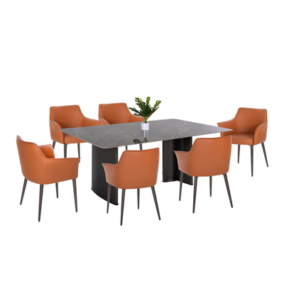 Set ngrënieje 7-pjesësh Heff & 6 kolltukë Helm (HM11960)
