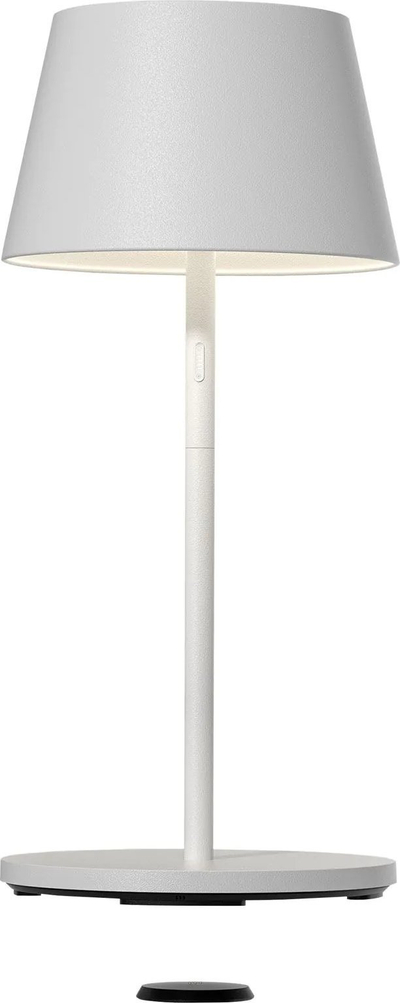 Llambë tavoline LED Garcon, RGBW, e rikarikueshme, IP65, e bardhë