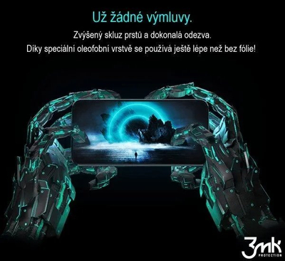 Заштита за екран 3mk 1UP, 3 парчиња, олеофобична, транспарентна