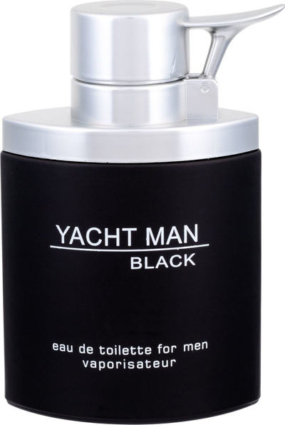 Ujë tualeti Myrurgia Yacht Man Black, 100 ml, për burra, i zi