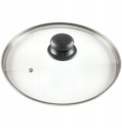 Kapak xhami Granchio Italia VILDE, rezistent ndaj nxehtësisë, 24 cm, transparent